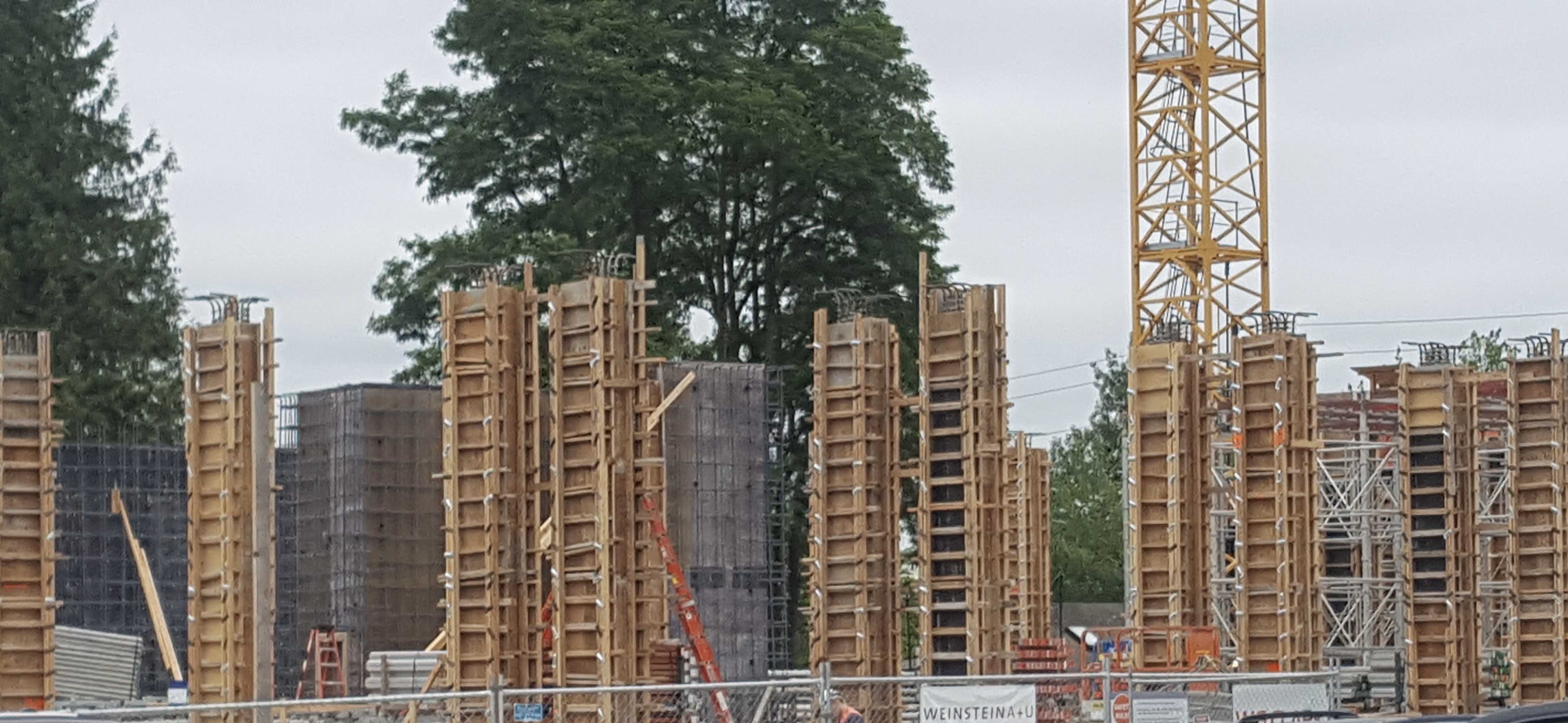 Concrete column construction